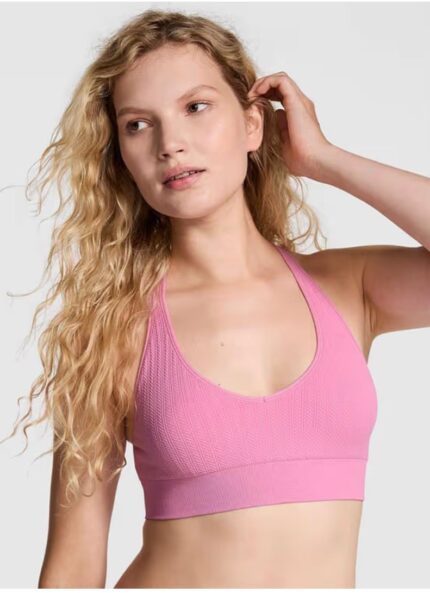 top deportivo rosa trenzado