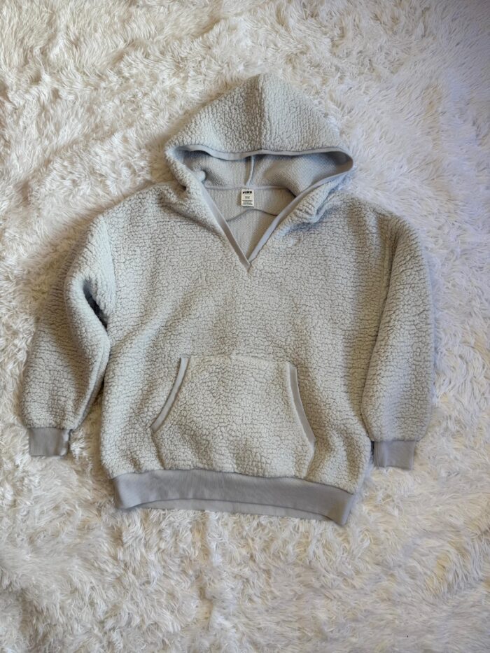 Polar frizado holgado – Celeste