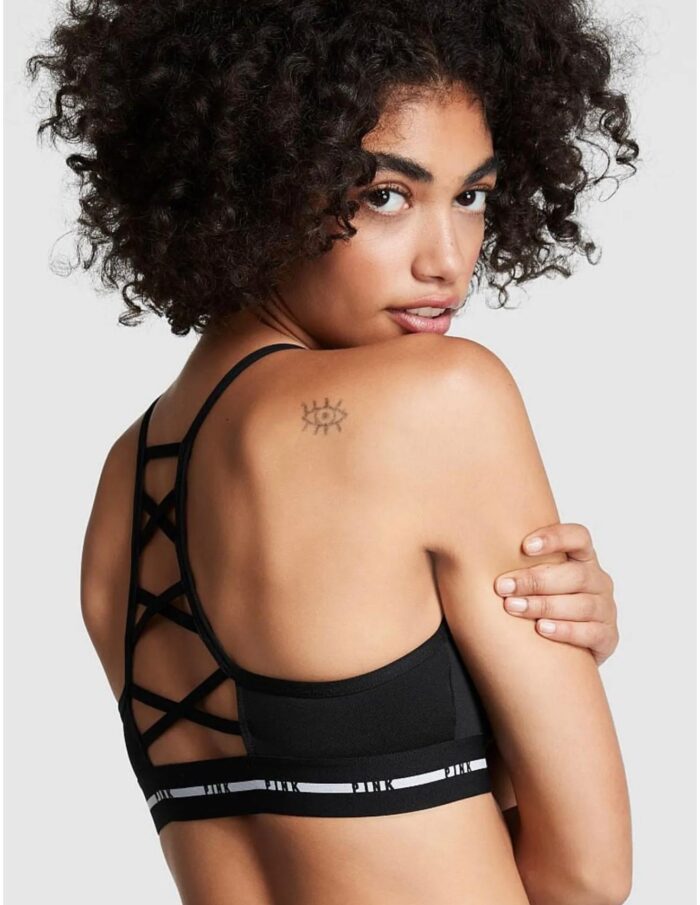 Top VS negro tiras cruzadas - Image 2